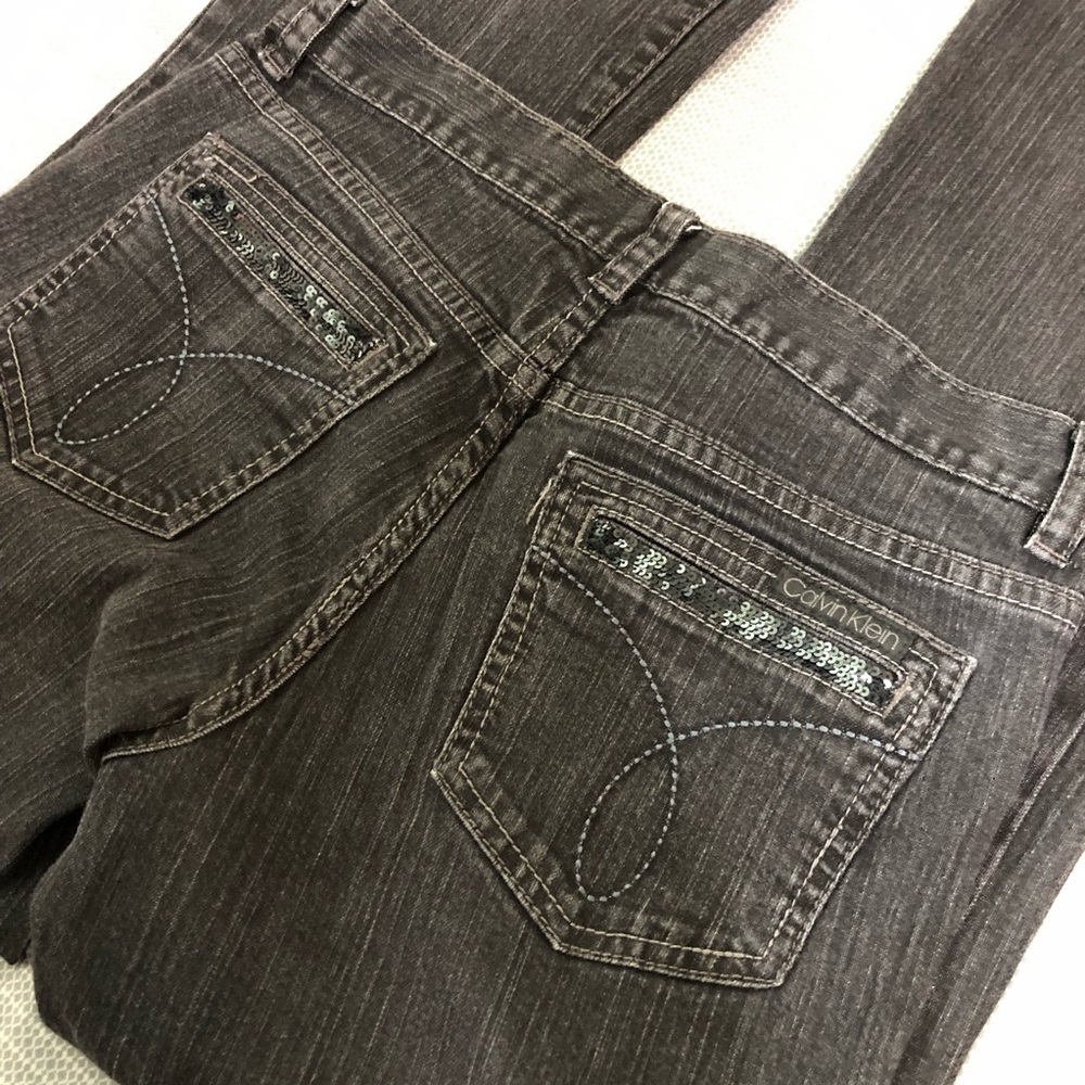 Calvin Klein Black Jeans With Classic Pocket - Picture 2 of 8